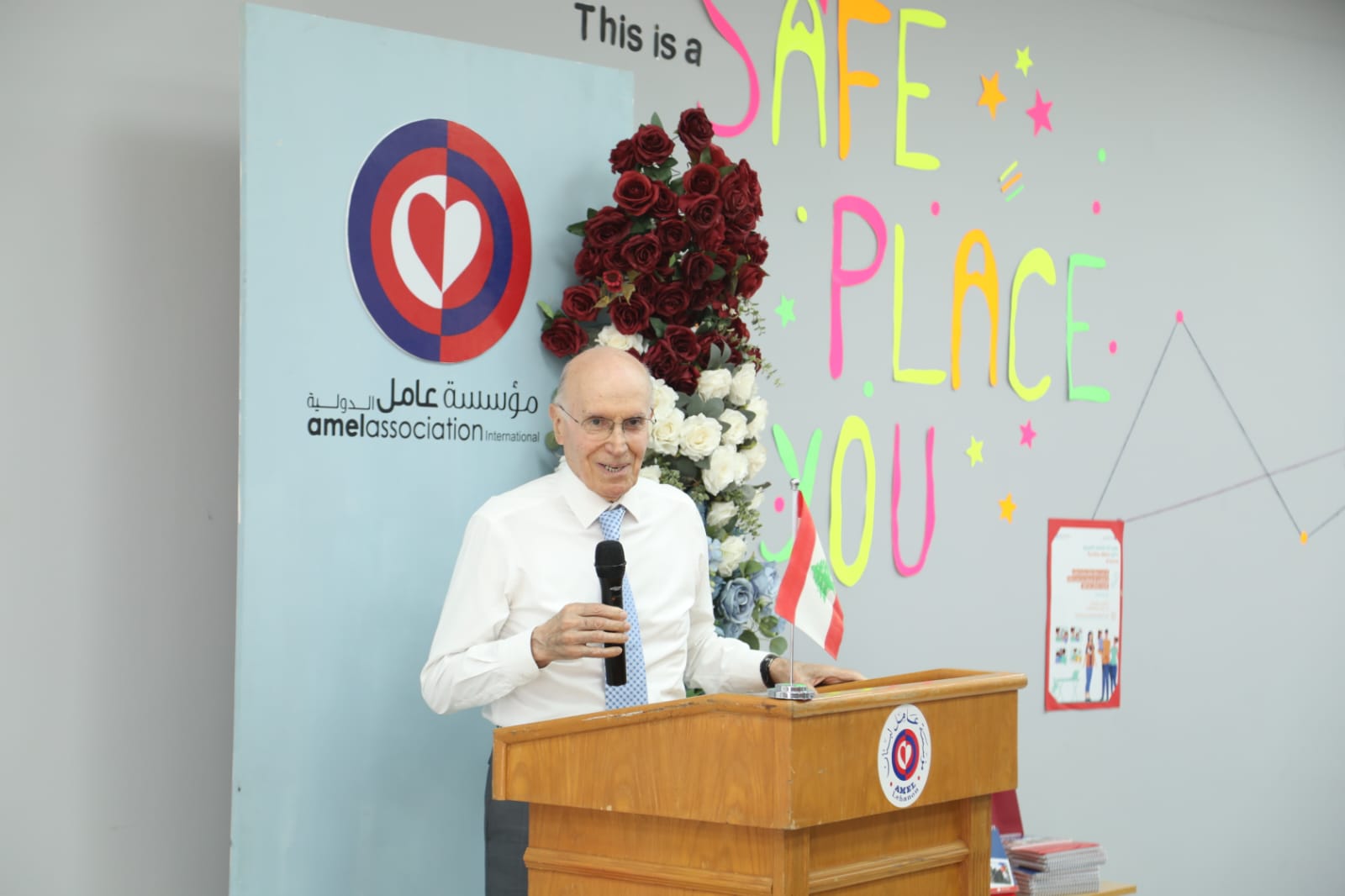 كامل مهنا خلال افتتاح مركز عامل في الهرمل